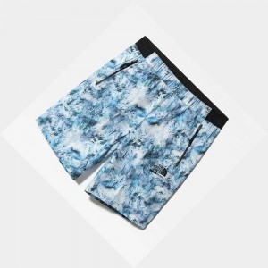 Short The North Face Glacier Hombre Azules | 10523-VKDQ
