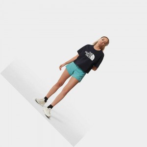 Short The North Face Mountain Lifestyle Mujer Azules | 45791-YMLP