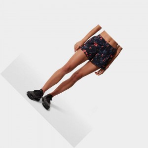 Short The North Face Printed Wander Mujer Naranjas | 60472-YGKQ