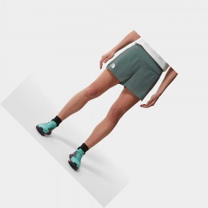 Short The North Face Stridelight Mujer Verdes | 09327-KMPS