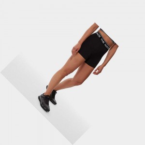 Short The North Face Training Mujer Negros | 52360-RUIE