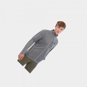 Sudadera The North Face Canyonlands Fleece Hombre Grises | 58316-GKIX