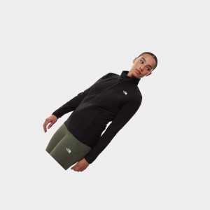 Sudadera The North Face Diablo Midlayer Quarter-zip Fleece Mujer Negros | 07945-ZVGR