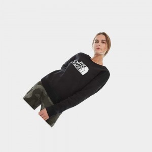 Sudadera The North Face Drew Peak Pullover Mujer Negros | 52836-GEYX