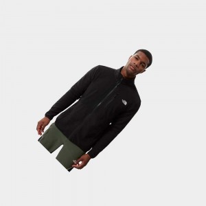 Sudadera The North Face Glacier Pro Full-zip Fleece Hombre Negros | 95670-VHLF