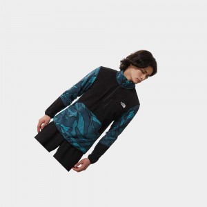 Sudadera The North Face Glacier Pro Quarter-zip Fleece Hombre Azules | 87504-BHQA