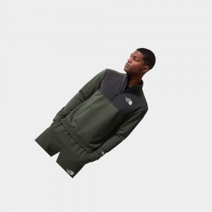 Sudadera The North Face Mountain Athletics Quarter-zip Fleece Hombre Verde Oliva Verdes | 47083-EZQL