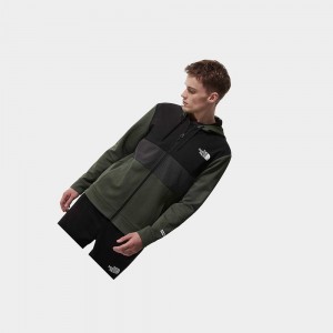 Sudadera The North Face Mountain Athletics Overlay Fleece Hombre Verde Oliva Verdes | 41862-HOPD