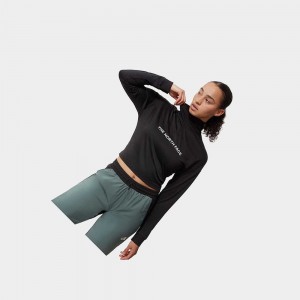 Sudadera The North Face Mountain Athletics 1/4 Zip Top Mujer Negros | 15403-SIHG