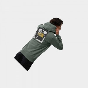 Sudadera The North Face New Climb Fleece Hombre Verdes | 49803-MBZF