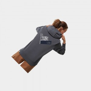 Sudadera The North Face New Climb Fleece Mujer Grises | 64285-OIHA
