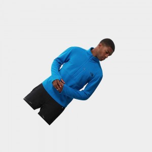 Sudadera The North Face Tagen ¼ Zip Fleece Hombre Azules | 52498-PQLB