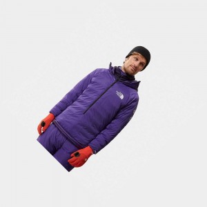 Sudadera con Capucha The North Face Amk L3 50/50 ½ Zip Hombre Morados | 63052-LPVU