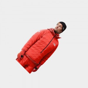 Sudadera con Capucha The North Face Amk L3 50/50 ½ Zip Hombre Naranjas | 80723-YEFR