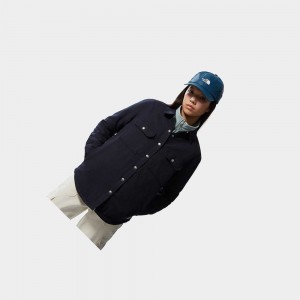 Sudadera con Capucha The North Face Campshire Mujer Azul Marino | 62095-UEQH