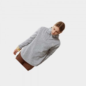 Sudadera con Capucha The North Face Crescent Mujer Grises Claro | 87514-EWYF