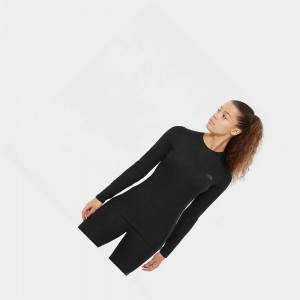 Sudadera con Capucha The North Face Easy Long-sleeve Mujer Negros | 53618-QDKL
