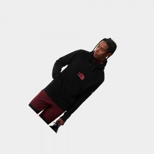 Sudadera con Capucha The North Face Fine Alpine Hombre Negros Rojos | 28579-HUKG
