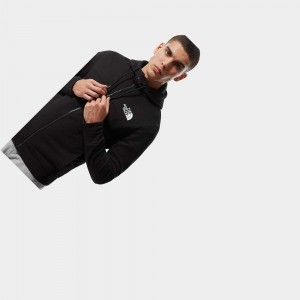 Sudadera con Capucha The North Face Himalayan Full Zip Hombre Negros | 20673-WBQI