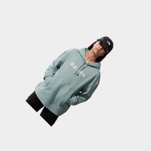 Sudadera con Capucha The North Face Himalayan Bottle Source Mujer Plateados Azules | 25486-XBCQ