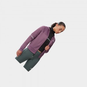 Sudadera con Capucha The North Face Mountain Athletics Zip-up Mujer Morados | 43905-ZEJL