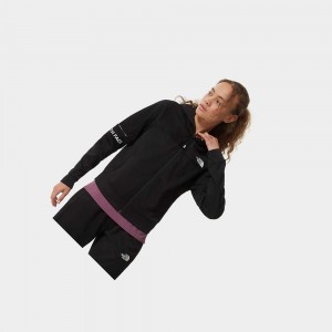 Sudadera con Capucha The North Face Mountain Athletics Zip-up Mujer Negros | 23108-ADIK