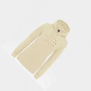 Sudadera con Capucha The North Face New Peak Mujer Amarillos Azules | 64782-XFIY