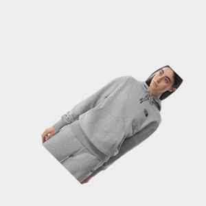Sudadera con Capucha The North Face Oversized Essential Mujer Grises Claro | 38215-SVAT