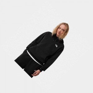 Sudadera con Capucha The North Face Oversized Essential Mujer Negros | 34719-USPA