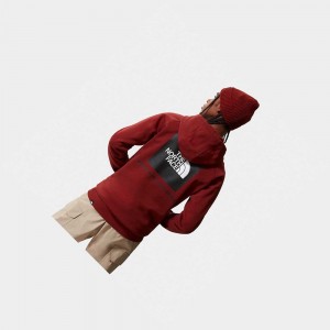 Sudadera con Capucha The North Face Raglan Redbox Hombre Rojos Oscuro | 26079-BVYO