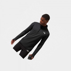 Sudadera con Capucha The North Face Riseway 1/2 Zip Hombre Negros | 30482-YXNJ