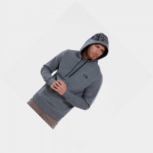 Sudadera con Capucha The North Face Seasonal Drew Peak Hombre Grises Negros | 93560-VKTE