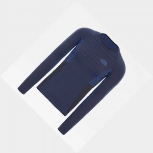 Sudadera con Capucha The North Face Sport Long-sleeve Hombre Azul Marino Azules | 35148-UTCE