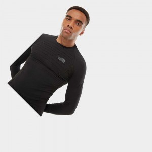 Sudadera con Capucha The North Face Sport Long-sleeve Hombre Negros Grises | 76413-SLNR