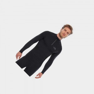 Sudadera con Capucha The North Face Sport Long-sleeve Zip Hombre Negros Grises | 23486-AFIN