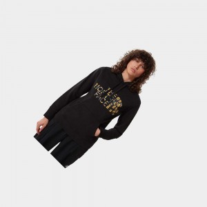 Sudadera con Capucha The North Face Standard Mujer Negros Amarillos Leopardo | 26874-PVSR