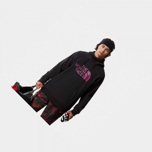 Sudadera con Capucha The North Face Tekno Logo Hombre Negros Morados | 41705-GJCW