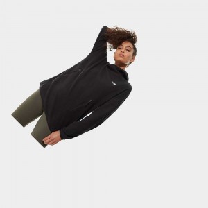 Sudadera con Capucha The North Face Tka Glacier Fleece Mujer Negros | 61094-XJGT