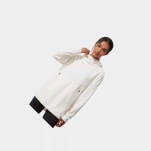 Sudadera con Capucha The North Face Tka Glacier Fleece Mujer Blancos | 52039-GPCU