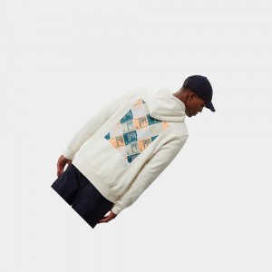 Sudadera con Capucha The North Face Walls Are Meant For Climbing Hombre Blancos Multicolor | 63425-TNYW