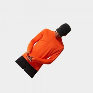 Sudadera con Capucha The North Face Wander Hombre Naranjas | 62793-BYUQ