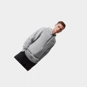 Sudadera con Capucha The North Face Zumu Fleece Hombre Grises Claro | 61907-PYXA