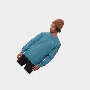 Suéteres The North Face Scrap Graphic Hombre Azules | 56194-XDVB