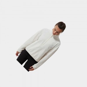 Suéteres The North Face Tka Glacier Cropped Mujer Blancos | 48102-LIDQ
