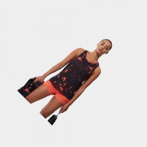 Tank Top The North Face Printed Wander Mujer Naranjas | 38752-UJCN