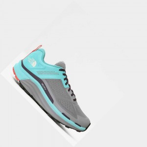 Tenis Trail Running The North Face Vectiv Enduris Mujer Grises Azules | 35629-FGDI