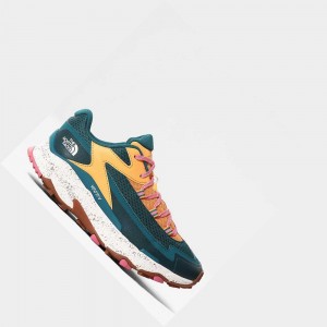 Tenis para Caminar The North Face Vectiv Taraval Mujer Verdes Amarillos | 63890-FETL